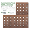 การปลูกผนังพืชแผงดินพืชพื้นผิวแนวตั้ง Greenwall Living Living Living Wall Wall Wall